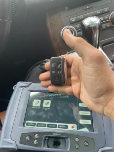 All Land Rover key fobs and transponder keys must be coded with the car on-site