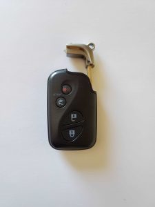 Lexus GS460 remote key fob battery replacement information