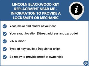 Lincoln Blackwood key replacement service near your location - Tips