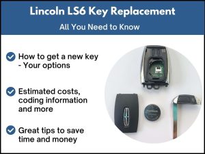 Lincoln LS6 key replacement - All you need to know