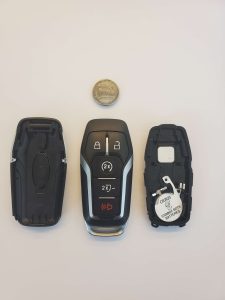 The inside look of key fob and battery replacement - Lincoln