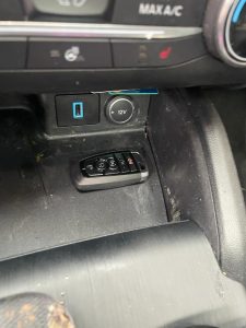 Programming slot for Ford Escape key fob