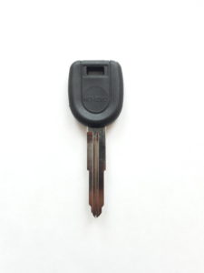 Transponder chip key for a Mitsubishi i-MiEV