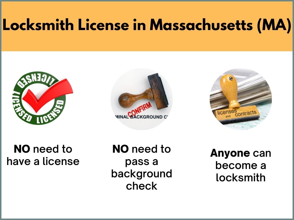 Massachusetts locksmith license information