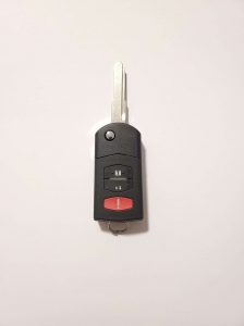 Transponder chip key for a Mazda 2