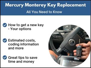 Mercury Monterey key replacement - All you need to know