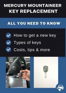 Mercury Mountaineer key replacement - All you need to know