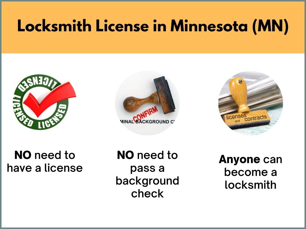 Minnesota locksmith license information