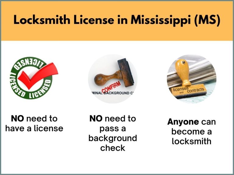 Mississippi locksmith license information