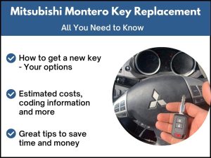 Mitsubishi Montero key replacement - All you need to know