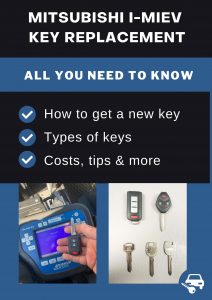 Mitsubishi i-MiEV key replacement - All you need to know