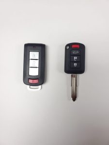 Mitsubishi car keys replacement - Key fob and transponder key