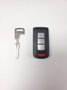 2008, 2009, 2010, 2011, 2012, 2013, 2014, 2015, 2016, 2017 Mitsubishi Lancer remote key fob replacement (OUC644M-KEY-N)