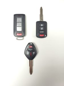 Mitsubishi car keys replacement - Key fob and transponder keys