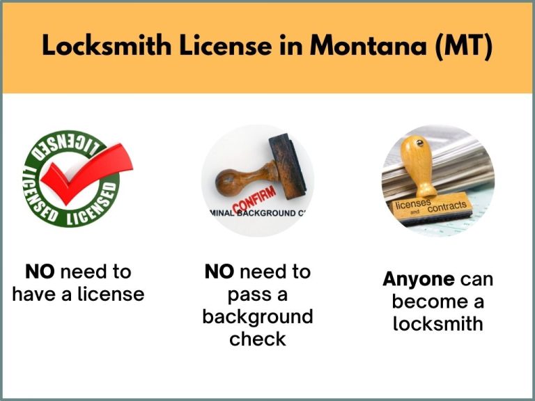 Montana locksmith license information