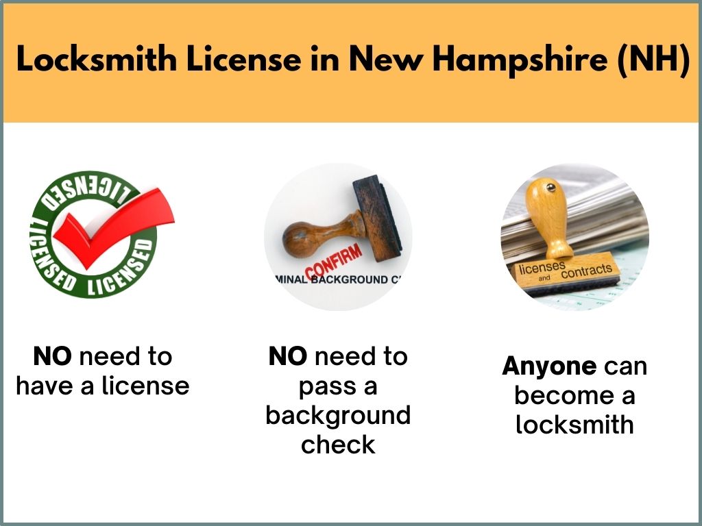 New Hampshire locksmith license information