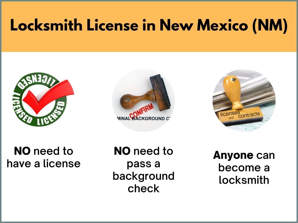 New Mexico locksmith license information