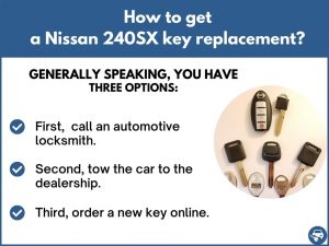 How to get a Nissan 240SX replacement key