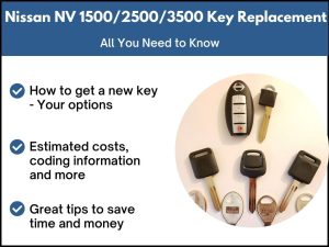 Nissan NV 1500/2500/3500 key replacement - All you need to know