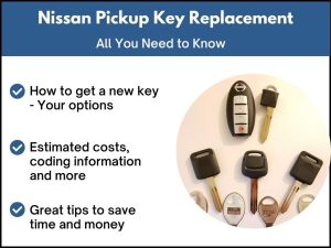 Nissan Pickup key replacement - All you need to know