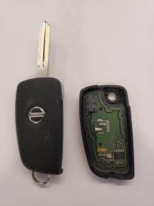 An inside look of Nissan transponder key 