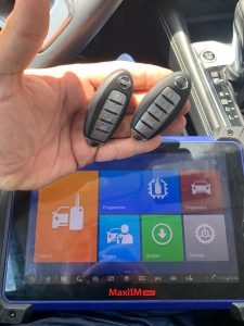 All Nissan Rogue key fobs and transponder keys must be coded with the car on-site