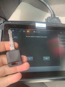 All Nissan key fobs and transponder keys must be coded with the car on-site