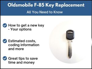 Oldsmobile F-85 key replacement - All you need to know