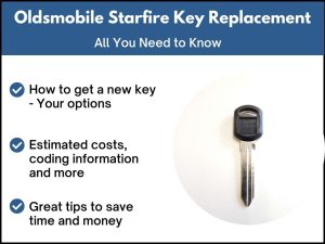 Oldsmobile Starfire key replacement - All you need to know