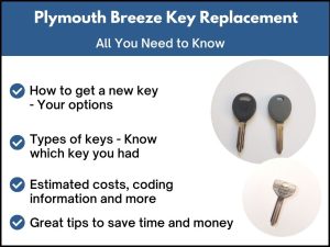 Plymouth Breeze key replacement - All you need to know