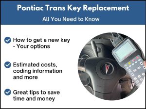 Pontiac Trans key replacement - All you need to know