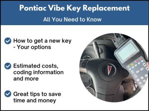 Pontiac Vibe key replacement - All you need to know