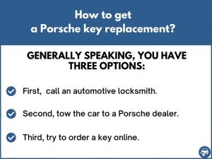 How to get a Porsche key replacement