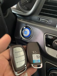 Push-to-start Hyundai key fob