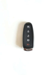 Remote key fob for a Lincoln MKT