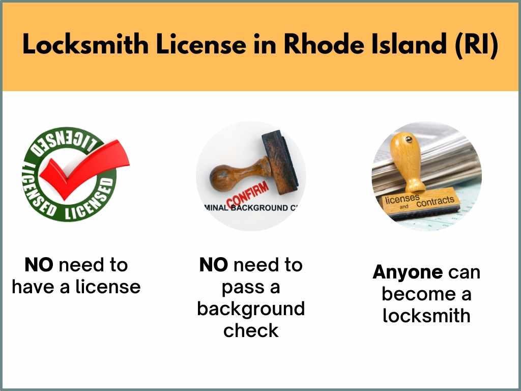 Rhode Island locksmith license information
