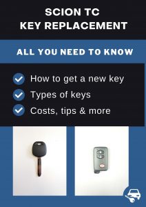 Scion tC key replacement - All you need to know