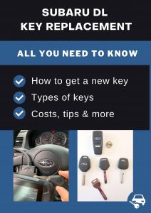 Subaru DL key replacement - All you need to know
