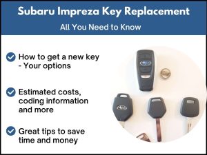 Subaru Impreza key replacement - All you need to know