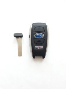 Remote key fob for a Subaru STI
