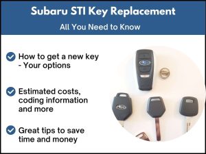 Subaru STI key replacement - All you need to know
