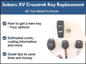 Subaru XV Crosstrek key replacement - All you need to know