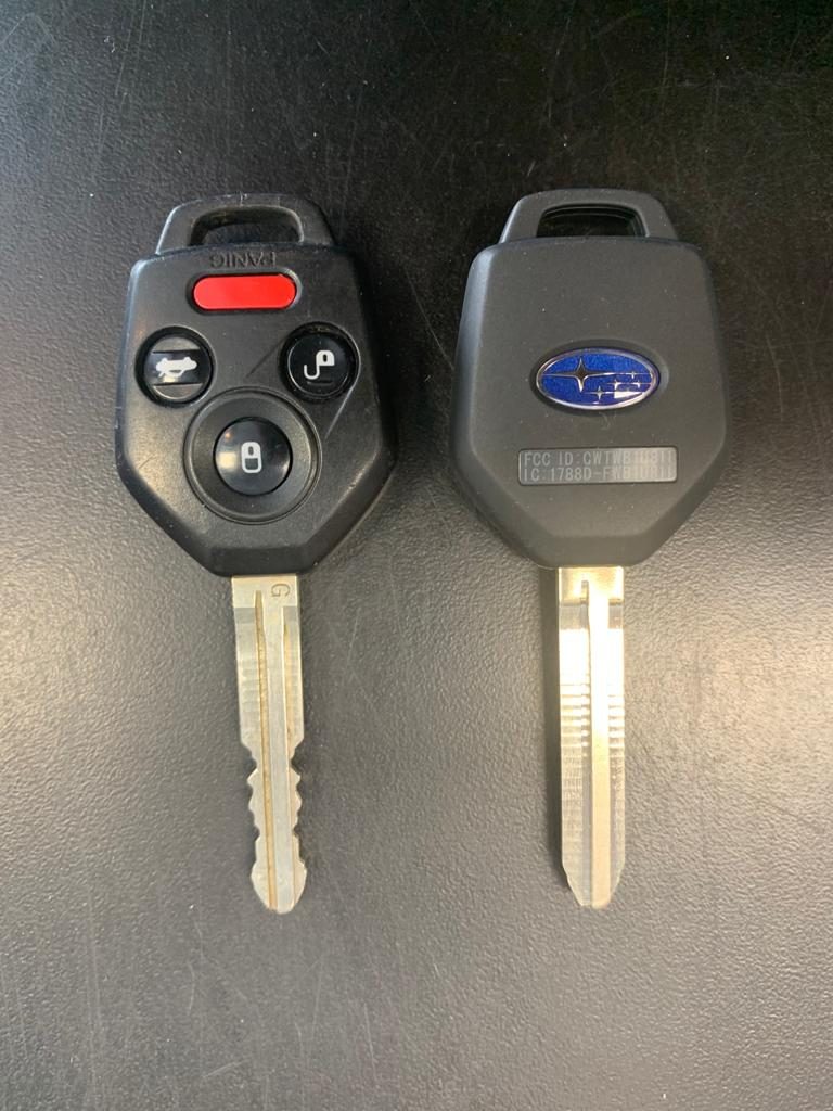 Subaru XV Crosstrek Replacement Keys - What To Do, Options