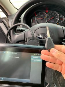 Coding of a new Subaru key