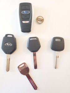 Subaru replacement keys - Different years and models