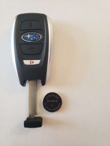 Subaru remote key replacement