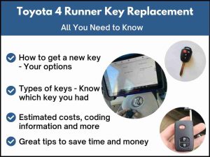 Toyota 4 Runner key replacement - All you need to know