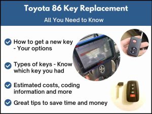 Toyota 86 key replacement - All you need to know