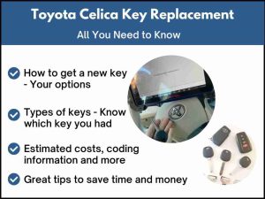Toyota Celica key replacement - All you need to know