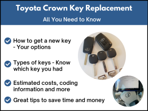 Toyota Crown key replacement - All you need to know